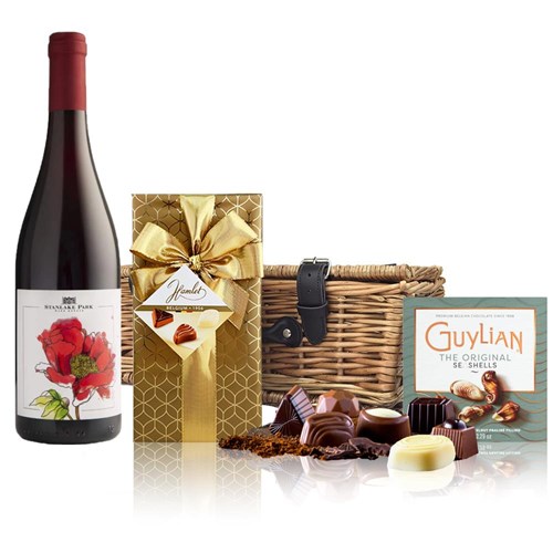 Stanlake Park Wine Estate The Reserve 75cl Red Wine And Chocolates Hamper